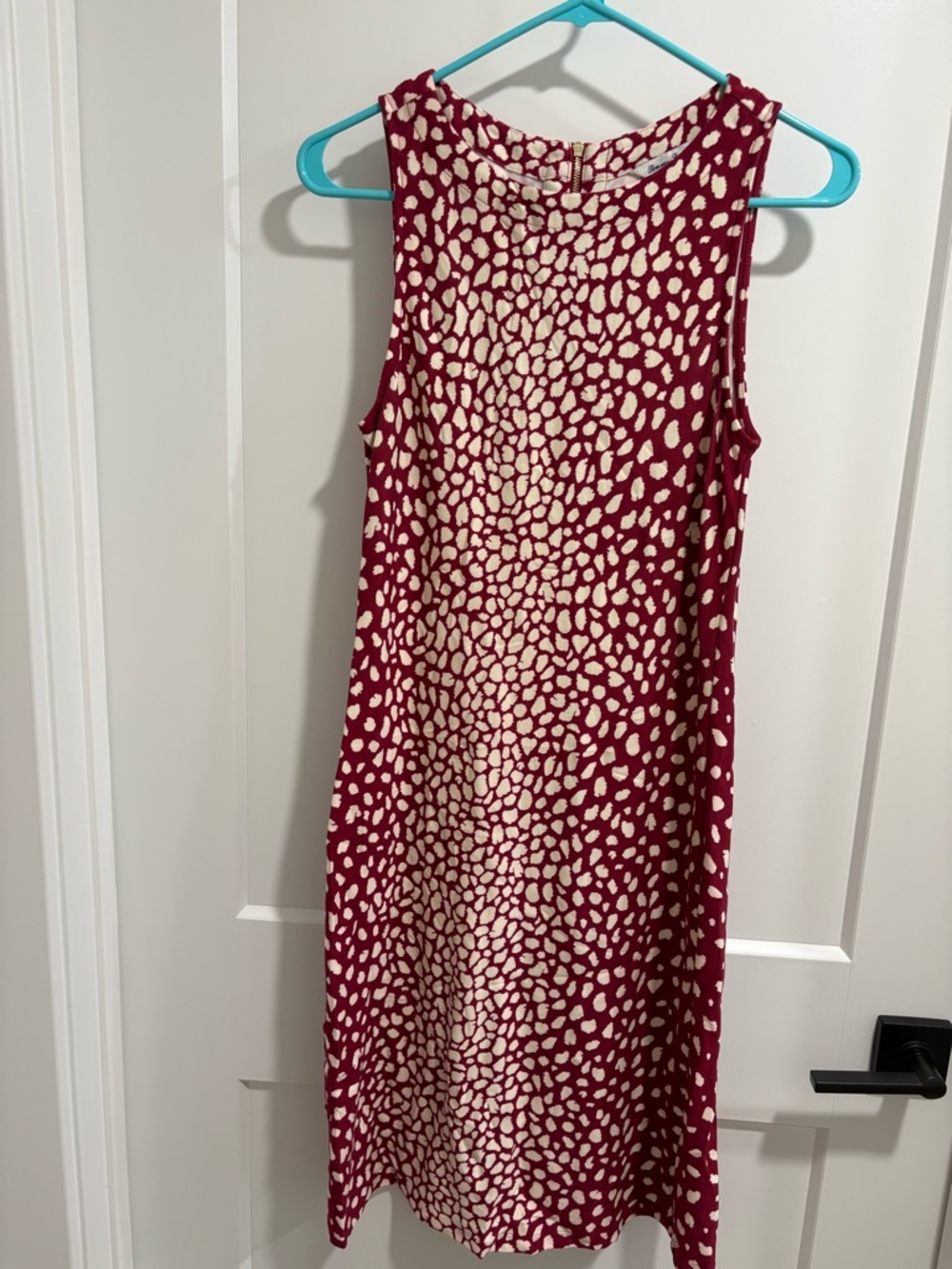 Tommy Bahama Red and Cream Sleeveless Printed Midi Dress